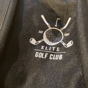 Elite Golf Club Black Men's Backpack